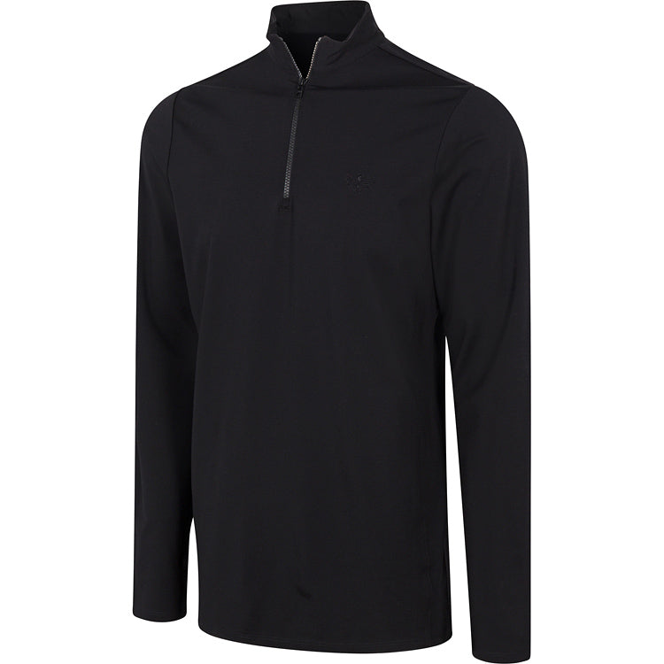 The Forged Quarter Zip - Black