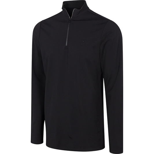 The Forged Quarter Zip - Black
