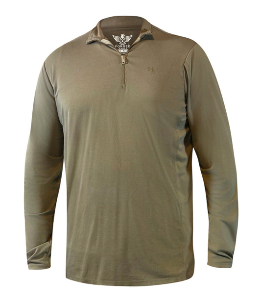 The Forged Quarter Zip - Sage